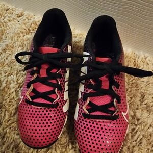 Nike Kids Pink and Black Sneakers